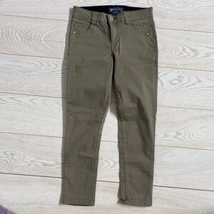 Democracy size 4 olive green jeans.